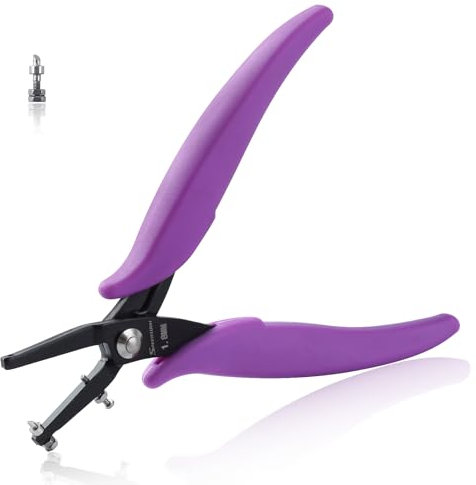 SPEEDWOX pinces de perforation de trou en métal 1,8 mm pinces de perforation de trou rond pour tôle longue mâchoire perforatrice à trou unique pinces à bijoux en métal perforatrice de boucle oreille