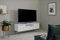 Jahnke TV Bank Carve TV 140 Weiss/Goldfarben