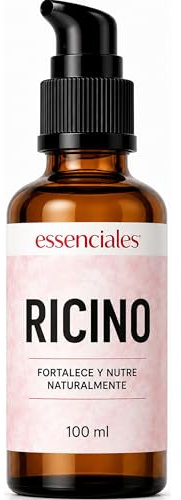 Aceite de Ricino 100% Puro y Natural Essenciales | Hidrata, Regenera y Fortalece | Ideal para Cabello, Pestañas, Cejas, Barba y Uñas