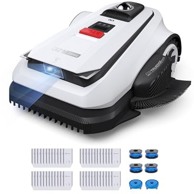 ECOVACS GOAT A1600 LiDAR PRO Care Kit Mähroboter ohne Begrenzungskabel, 1.600 m², 360° Dual-LiDAR-Navigation, automatische Kartierung, KI-3D-Hindernisvermeidung, superschnelles Laden, 50 % Steigung