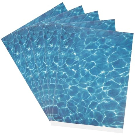 ULTECHNOVO Polystyrène Extrudé pour Maquettes Eau Artificielle en Plastique, Décorations d'eau Faciles à Installer pour Modèle de Cours d'eau Table à Sable, pour Décor Rivière Maquette