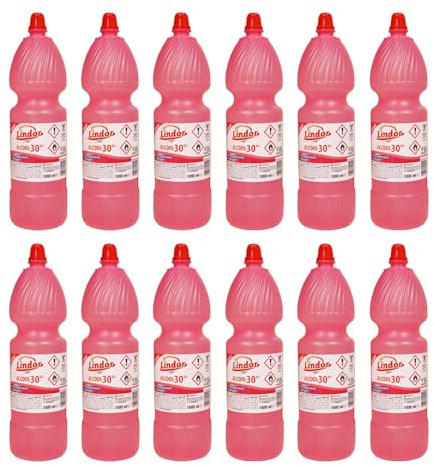 Maury's Set Lindor Alcool Etilico Denaturato Profumato 30° - Floreale, Disinfettante, Multiuso, per la Casa, Uso Quotidiano (3)