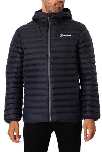 Berghaus Men's Vaskye Synthetic Insulated Jacket | Extra Warm | Durable Coat | Lightweight Design | Puffer Jacket, Black/Black, XS