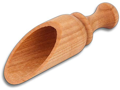 HOFMEISTER® Lot de 10 Doseurs à Café en Bois Huilé, 9,4 cm, Cuillère Doseuse Solide en Bois de Cerisier, Mesure Facile, Pesage Précis du Café et du Thé, Pelle Européenne
