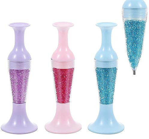 Diamond Painting Zubehör Stifte 3 Stück 5D Diamond Painting Stift Zubehör 5d Diamant Malerei Werkzeuge 5D DIY Diamond Painting Zubehör Stift Zum Malen, Basteln, Diy-Nagelkunst, Vasenform
