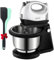 Hand and Stand Mixer Electric Set, Kestreln Mixer with Stainless Steel Bowl, Powerful 300W Motor, 5 Speed, Turbo Function, 2 Beaters, 2 Hooks. Silver and Black, Eject Easily, S3A