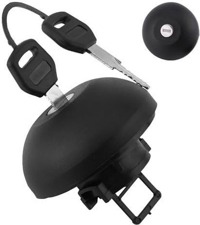 Tankdeckel Kompatibel mit Renault, Tankdeckel mit Schloss und 2 schlüssel, für Master II (1998-2010), Clio, Kangoo, Trafic, OEM 7701471585, Verschließbarer Tankdeckel für Benzin und Diesel Fahrzeuge