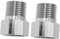 HAWILLOSCH 2pcs Anti-Backwater Check Valve Fluids Valves Check Valves Fluid Systems Valves Non- Return Valves Outer Wire Check Valve Toilet Valve Big Opening Spanner Silver Copper