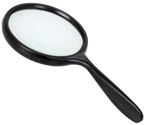 Handhållet mikroskop 10 x förstoringsglas för läsning reparation 100 mm