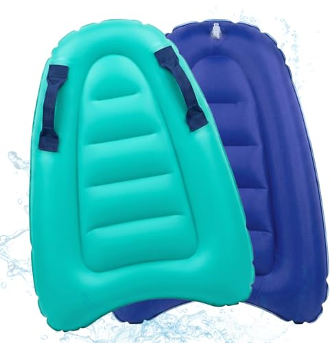 Jiaoshou Pan Bodyboard Hinchable 67x52cm, Bodyboard con Asas, Tabla de Surf y Natación Inflable, para Piscina, Playa, Natación y Deportes Acuáticos
