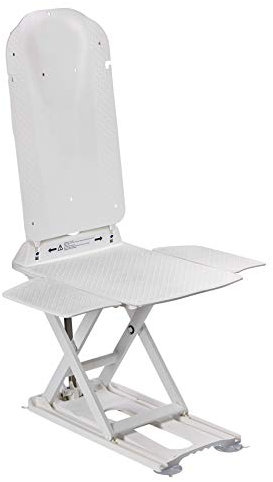 Kanjo B-Protect Reclining Bathlift with Antibacterial Surface – Bath Lift Chair for Elderly or Disabled – 140kg Weight Limit – Easy Clean – Mobility Bathroom Aid – 4-Year Warranty Included