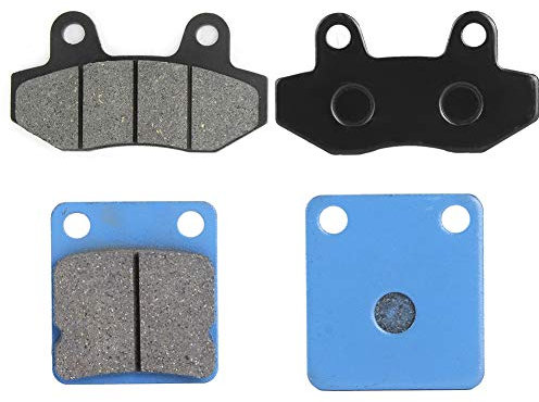 Hochwertige 4 Teilige Bremsbeläge Für Vorder Und Hinterrad Universell Einsetzbar 50, 90, 110, 125, 140, 150, 160 Ccm Pitbike Dirt Bike Robuste Motorradbremsbeläge Offroad Motocross, Ideal