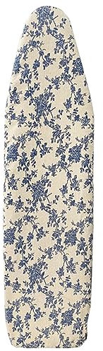 JoboJi Housse De Planche À Repasser 138x38cm Housse Tables À Repasser Perméable À La Vapeur pour Centrale Vapeur Facile À Installer (Color : Bleu)