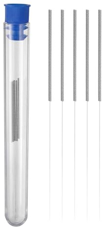 QUARKZMAN 10 pièces Aiguilles de Nettoyage pour Buse d'Imprimante 3D 0,25mm | Nettoyeur de Buses en Acier Inoxydable, Kit de Nettoyage pour Buses d'Imprimante 3D, pour Imprimantes 3D