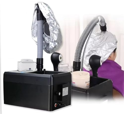 Vaporizador de cabello, máquina profesional for el cuidado del cabello, procesador de color con pistolas pulverizadoras y tapas de evaporación, máquina de vapor for salón de belleza con control táctil