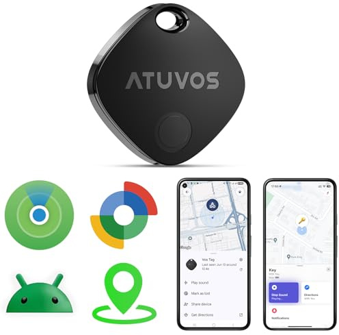 ATUVOS Dual System Air Tracker Tag PRO, Smart Key Finder