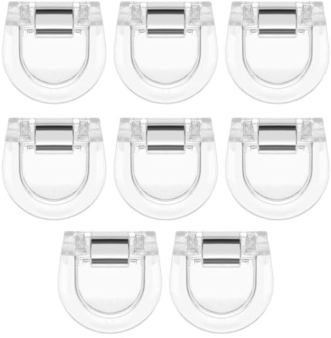 8Pcs Adjustable Hem Clips for Pants, Fabric Holders for Hemming Pants & Shirts, Reusable Quilting Clips to Shorten Jeans, Cuff Sleeves, No-Slip Tightener for Clothing Temporary Fix