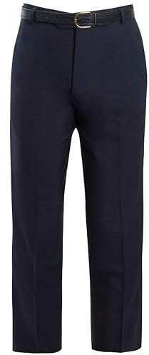 shelikes Mens Formal Trousers Business Trouser Office Work Pants (Without Belt) Denim