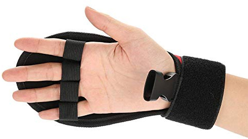 Guantes para Dedos, Férula para Dedos, Antiespasticidad, Guantes de Entrenamiento Auxiliares de Rehabilitación, Férula para Muñeca, Pulgar, Férula para la Mano para el(Guantes a presión)