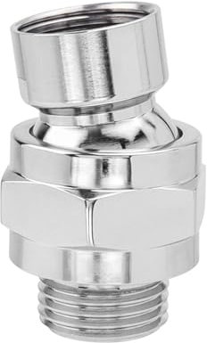 Bestgle Connecteur de douche, connecteur de douche joint sphérique, articulation pour pomme de douche pommeau de douche orientable convient pour connecter les pommes de douche et les tuyaux d'eau