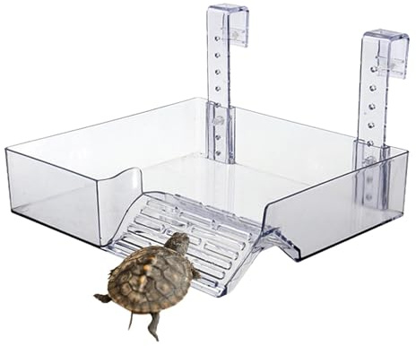 Rampe flottante pour tortues, cachette reptile, plate-forme pour tortues avec cachette, rampe flottante pour tortues aquatiques, cachette pour reptiles, plate-forme d'aquar