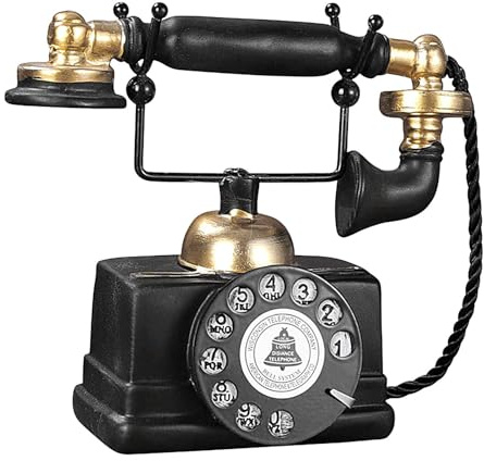 Vintage Telefon Modell Ornament Retro Festnetztelefone Klassisches Retro Telefon Mit Wählscheibe Einstellbare Lautstärke Einstellbare Lautstärke Vintage Nostalgie Telefon Für Café, Bar