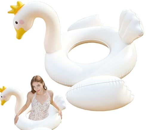 da piscina | Anello da nuoto per bambini con baldacchino | Anello da nuoto sicuro pieghevole per laghi, feste, giardini e famiglie | Aid nuoto per bambini