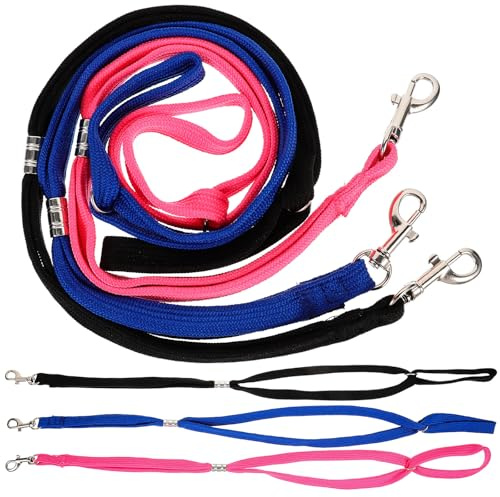 ROMISBABA Set 6 Cinghie di Contenimento in Nylon Regolabili per Toelettatura Cani, Guinzaglio Scorrevole e Cappio di Toelettatura, Cordino Sicuro e Durevole per Bagno Animali Domestici