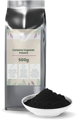 Carbón Vegetal 500 g - Polvo con Efecto Antihinchazón