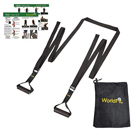 WorldFit ISO Trainer - Isometric Exercise for Strength Training, Stretching, Yoga, Pilates - a USA Company