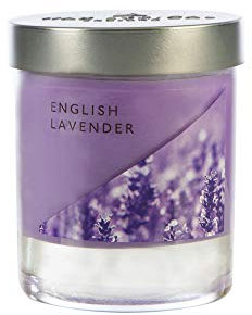 WAX LYRICAL Small Wax Fill Candle English Lavender. Burn Time Approx 35 Hours Jar,Silver