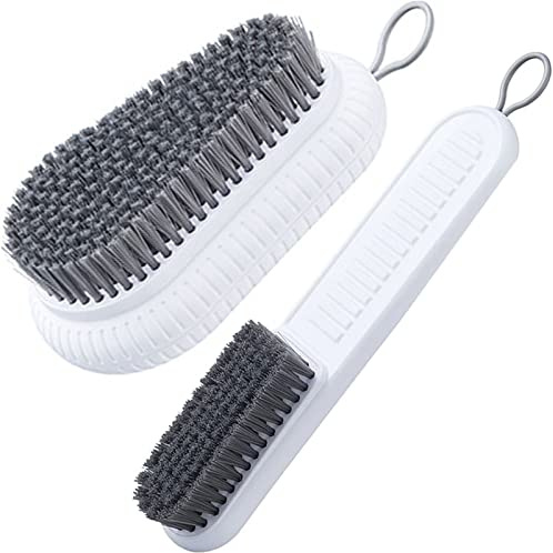 Selaurel Cleaning Brush Soft Bristle Brush Laundry Scrub Brush Clothes Underwear Shoes Scrubbing Brush, Easy to Grip Household Cleaning Brushes Tool for Countertops Bathtubs