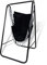 CCLIFE Silla Colgante con Soporte Columpio Interior Silla Hamaca Colgante con Conjines, Carga Máxima 100 kg, para Interior y Exterior Negro