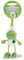 NICI Schlüsselanhänger Talisminis Frosch 7cm, Grün