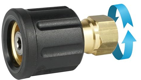 Drehkupplung für Hochdruckschlauch für Kärcher Hochdruckreiniger M22x1,5 IG - 1/4 IG Drehgelenk