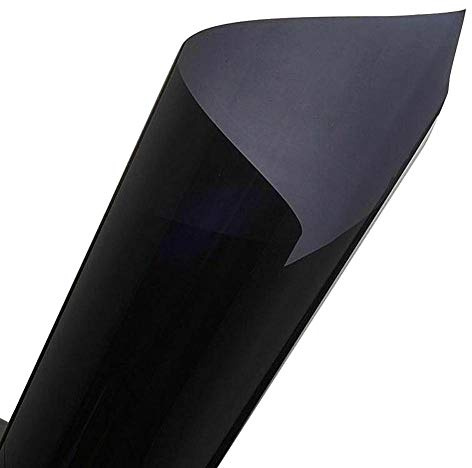 Laminas Para Tintar Lunas Coche Negro de 100x50 cm for colocar en ventanas de automóviles Películas de vidrio Ventanas sin cortar Ventajas de vidrio Solar Solar Hoja Uva Protector for Auto LáMina Tint