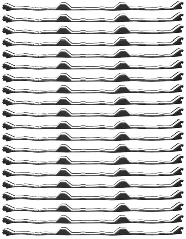 20 Pcs, 12 Inch R-Shaped Panel Foam Closure Strips 3FT Long Inside