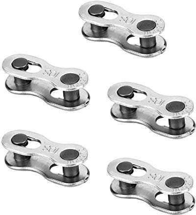 Maillon Rapide Chaine Velo 9 Vitesses, 5 Paires Attaché Rapide Chaîne De Velo, Lien Manquant De Vélo Connecteur De Maillon De Chaîne De Vélo De Chaîne De Libération Rapide(Vitesse 10)