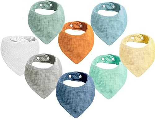 Baberos Bebe Recien Nacido Algodón Bebé Niña Niño Bandanas