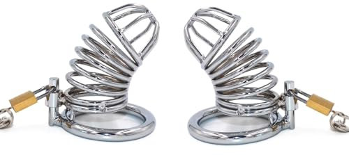BUDDYBOYS Gabbia per pene in metallo, cintura di castità BDSM Bondage Roleplay Slave Men Boys Roleplay Cock Cage 50 mm