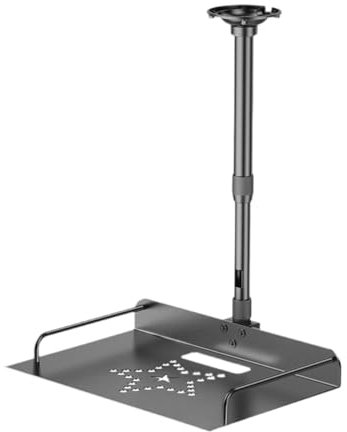 BaotyJie Projector Ceiling Mount Tray Height Adjustable Cable Routing Universal Projector Wall Mount for Home Living Room Video Camera