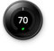 Google Nest Learning Thermostat (3rd Gen) – Smart Wi-Fi Thermostat Display & Mounting Plate Only, Energy-Saving, Compatible with Alexa & Google Assistant, Black