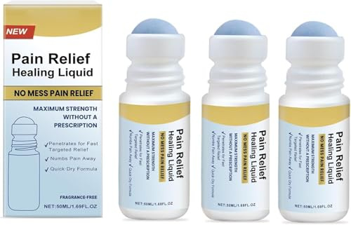 Liquido curativo per alleviare il dolore alle articolazioni, crema antidolorifica, gel roll-on antidolorifico, per artrite, muscoli e articolazioni, per tutti i tipi di pelle