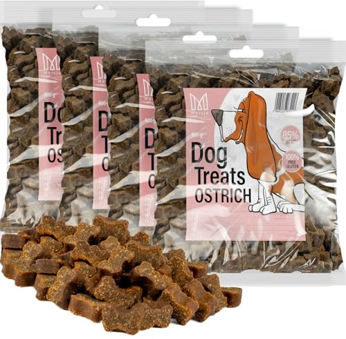 MERSJO Hundsnacks träningssnacks – 2 000 g hundmat, torr, hundgodis, läckra för hundar – skonsamt torkade kötttränare, lämplig för alla raser och storlekar, bukett