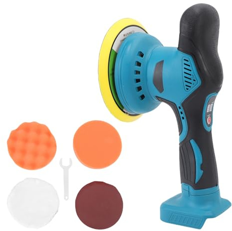 Mavaol Cordless Buffer Polisher 6 Inch 8 Variable Speeds Maximum 5500RPM LCD Display Battery Powered Orbital Car Polisher
