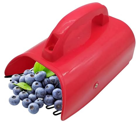 Rastrello per mirtilli – Raccoglitore di cespugli, attrezzo per la raccolta manuale, design adatto ai ṕer la raccolta rapida, utensile agricolo compatto | Accessorio p̀er ļa ŕaccolta del raccolto