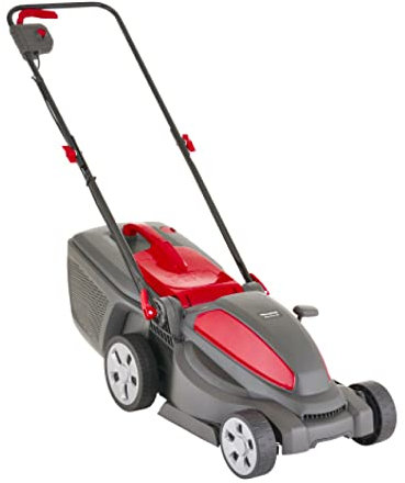Mountfield Electress 38 Lawnmower, 38 cm Cutting Width, Electric, Up to 350 m², Includes 40 Litre Grass Collector