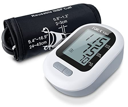 FORA® P31 Oberarm-Blutdruckmessgerät, unregelmäßige Rapid Beat Technologie, 24~43 cm Manschette.