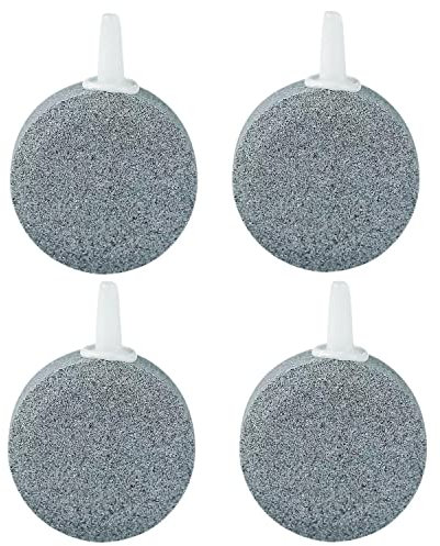 BOBOZHONG Luftstein für Aquarium,4 Stück 4cm Luft Stein Blase Air Stone Ball Bubble Diffuser Release Tool für Hydrokultur Aquarien Sauerstoffstein für Nano-Luftpumpen kleine Eimer und Aquarien