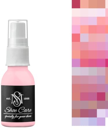 Peinture aérosol pour daim et nubuck - Teinture en spray pour une correspondance individuelle des couleurs - Plusieurs couleurs disponibles par MAVI STEP, rose
